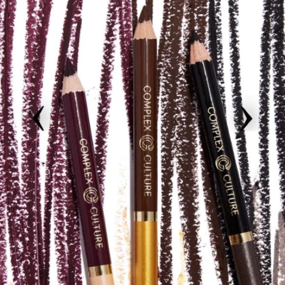 🆕 2/$20💖 Complex Culture:Dual Eyeliner Pencil -Matte Brown/Metallic Gold - Picture 3 of 14